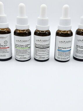 Skin Nutrition Botanicals Complete 5pc Serum Set - Peptide, Glycolic Acid & More